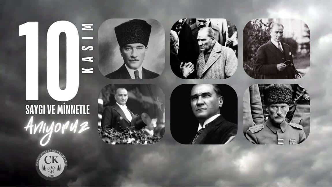 ULU ÖNDERİMİZ ATATÜRK'Ü 86. ÖLÜM YILDÖNÜMÜNDE SAYGIYLA ANDIK